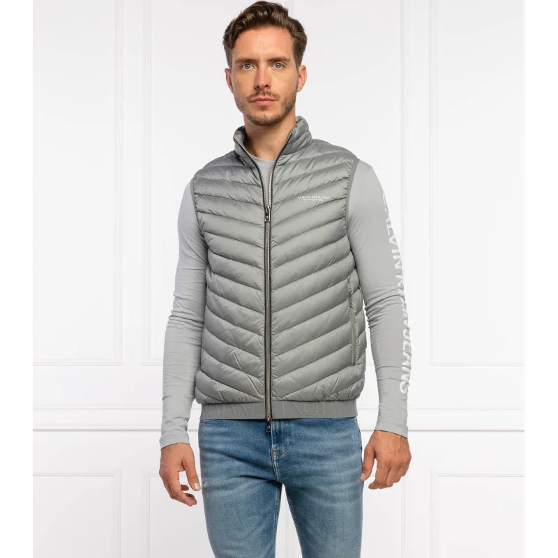 Armani Exchange Puchowy bezrękawnik | Regular Fit