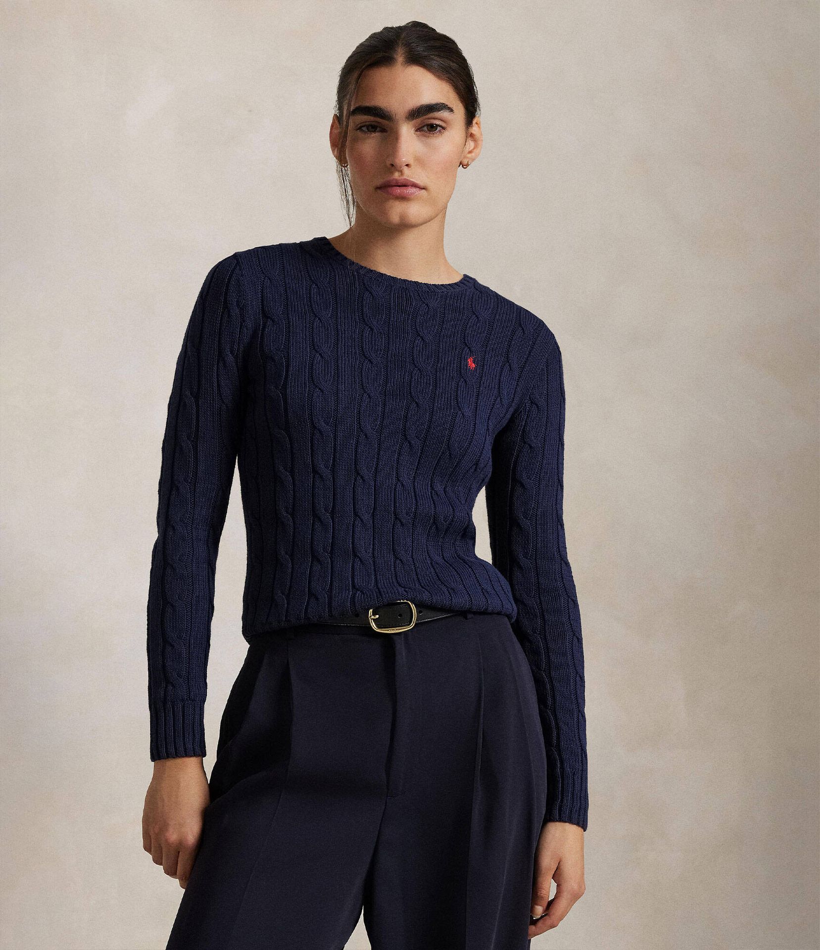 POLO RALPH LAUREN Sweter Slim Fit pima