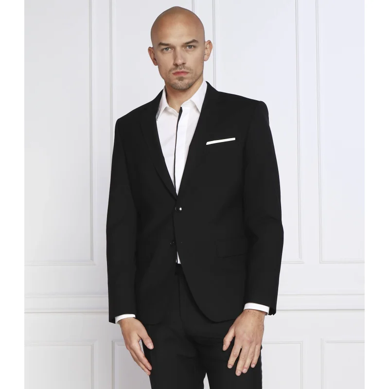 BOSS BLACK Wełniana marynarka H-Huge-MM | Slim Fit
