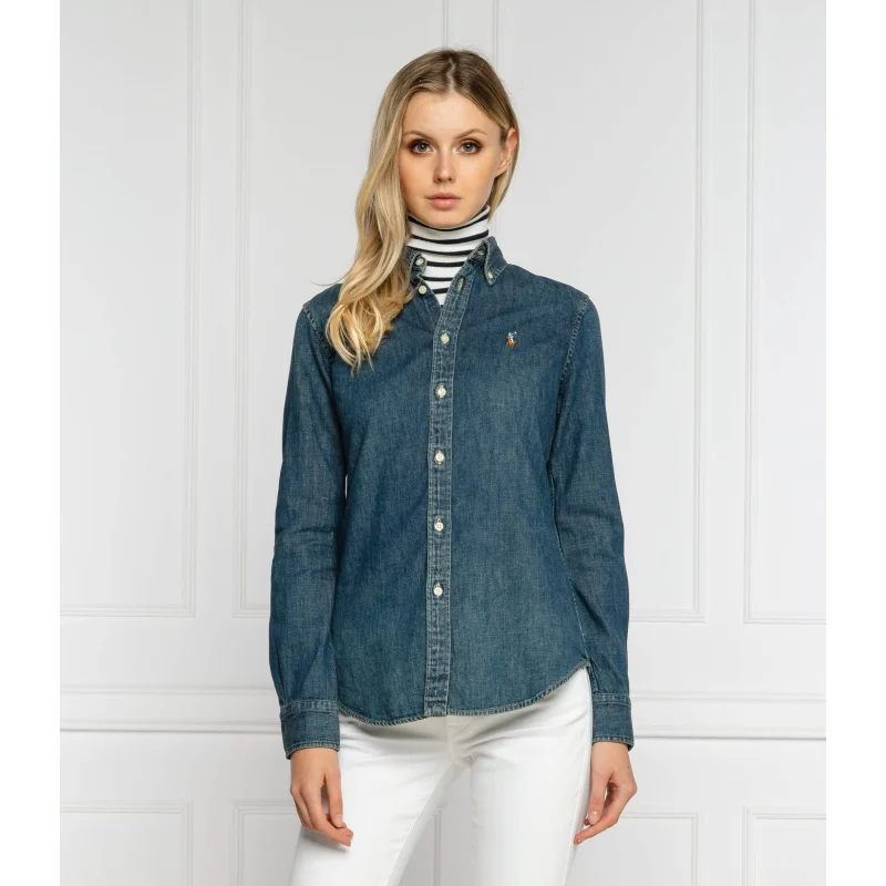 POLO RALPH LAUREN Jeansowa koszula | Custom fit