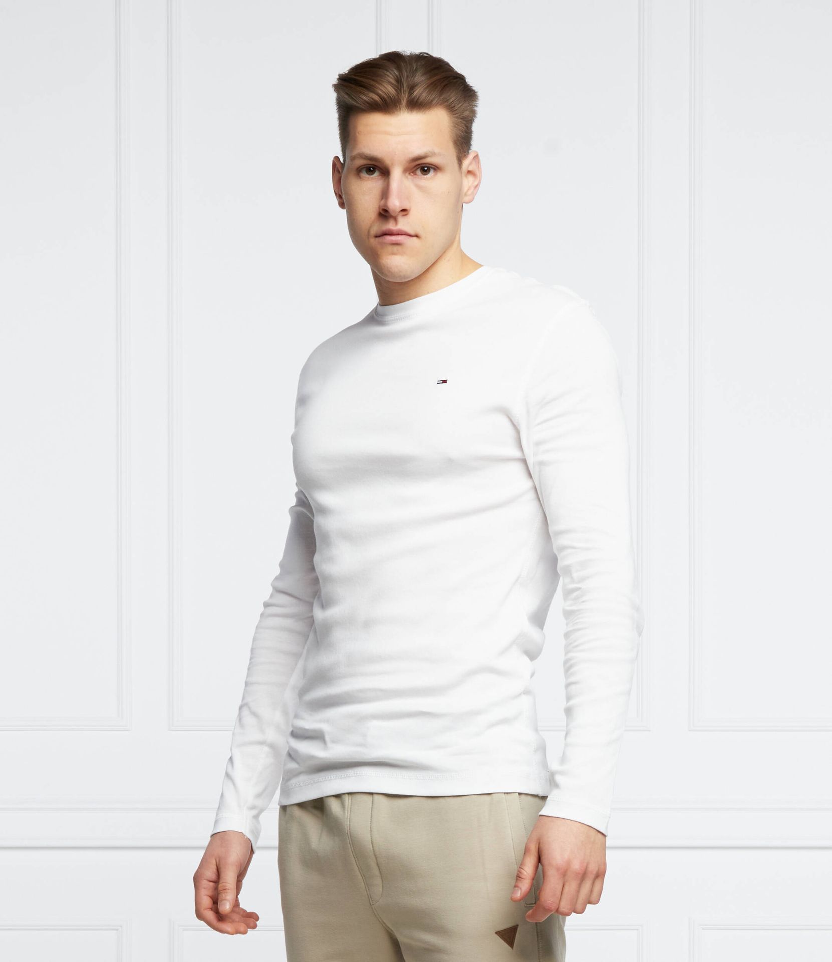 Tommy Jeans Longsleeve TJM ORIGINAL RIB LON Slim Fit
