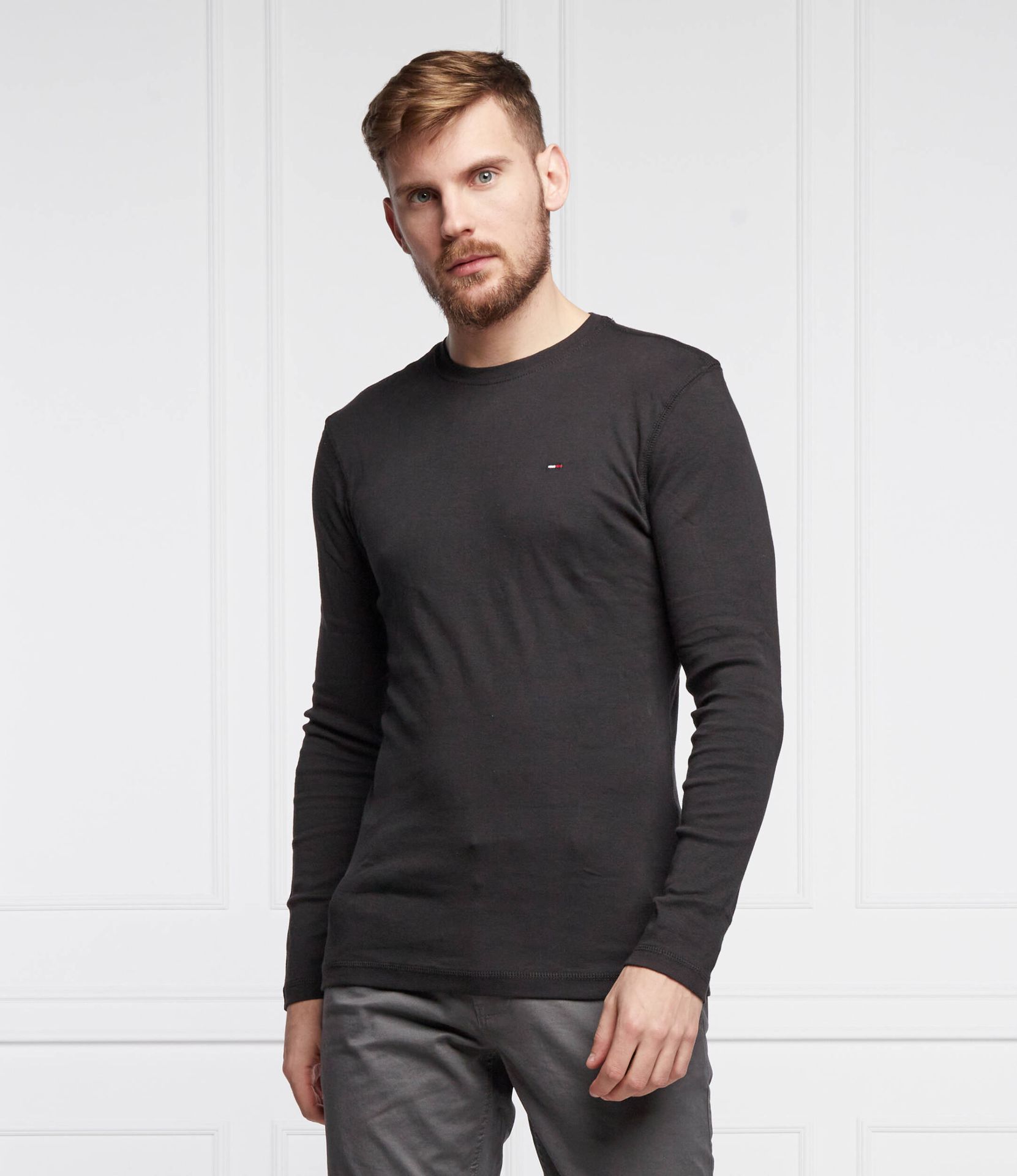 Tommy Jeans Longsleeve TJM ORIGINAL RIB LON Slim Fit