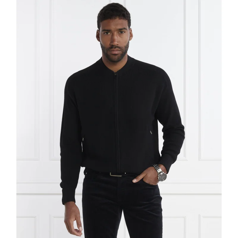 Emporio Armani Wełniany sweter | Regular Fit