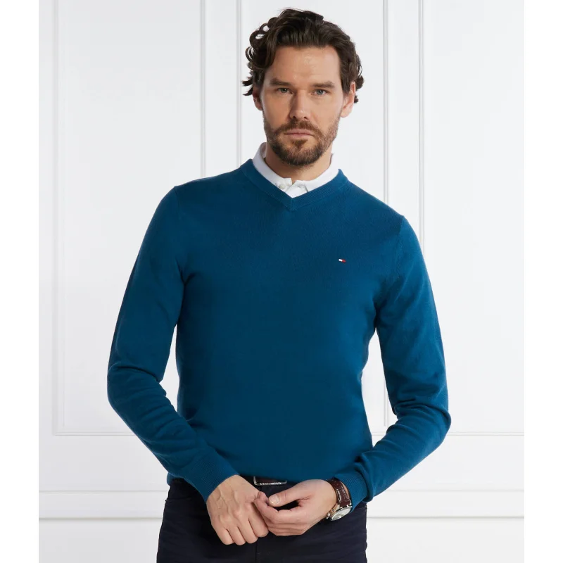 Tommy Hilfiger Sweter | Regular Fit | z dodatkiem kaszmiru