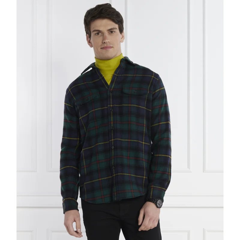 POLO RALPH LAUREN Wełniana koszula | Classic fit