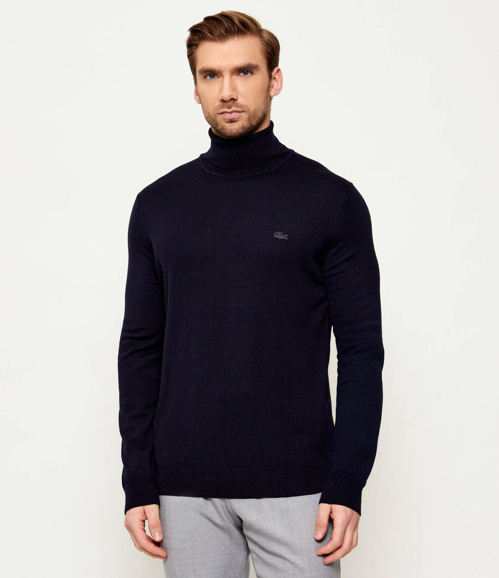 Lacoste Wełniany golf Regular Fit