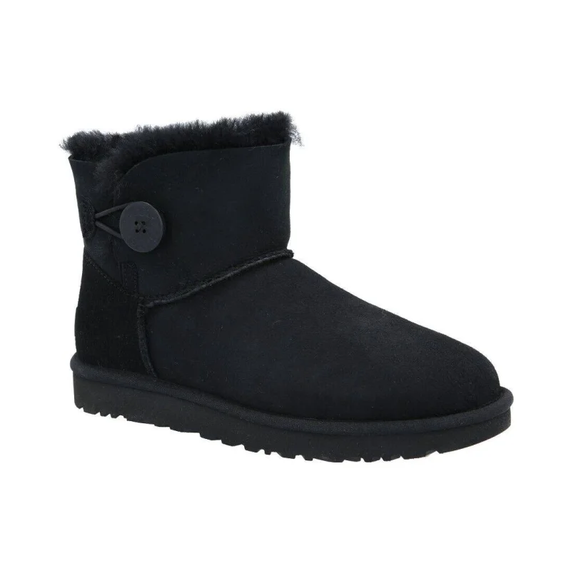 UGG Skórzane śniegowce Mini Bailey Button II