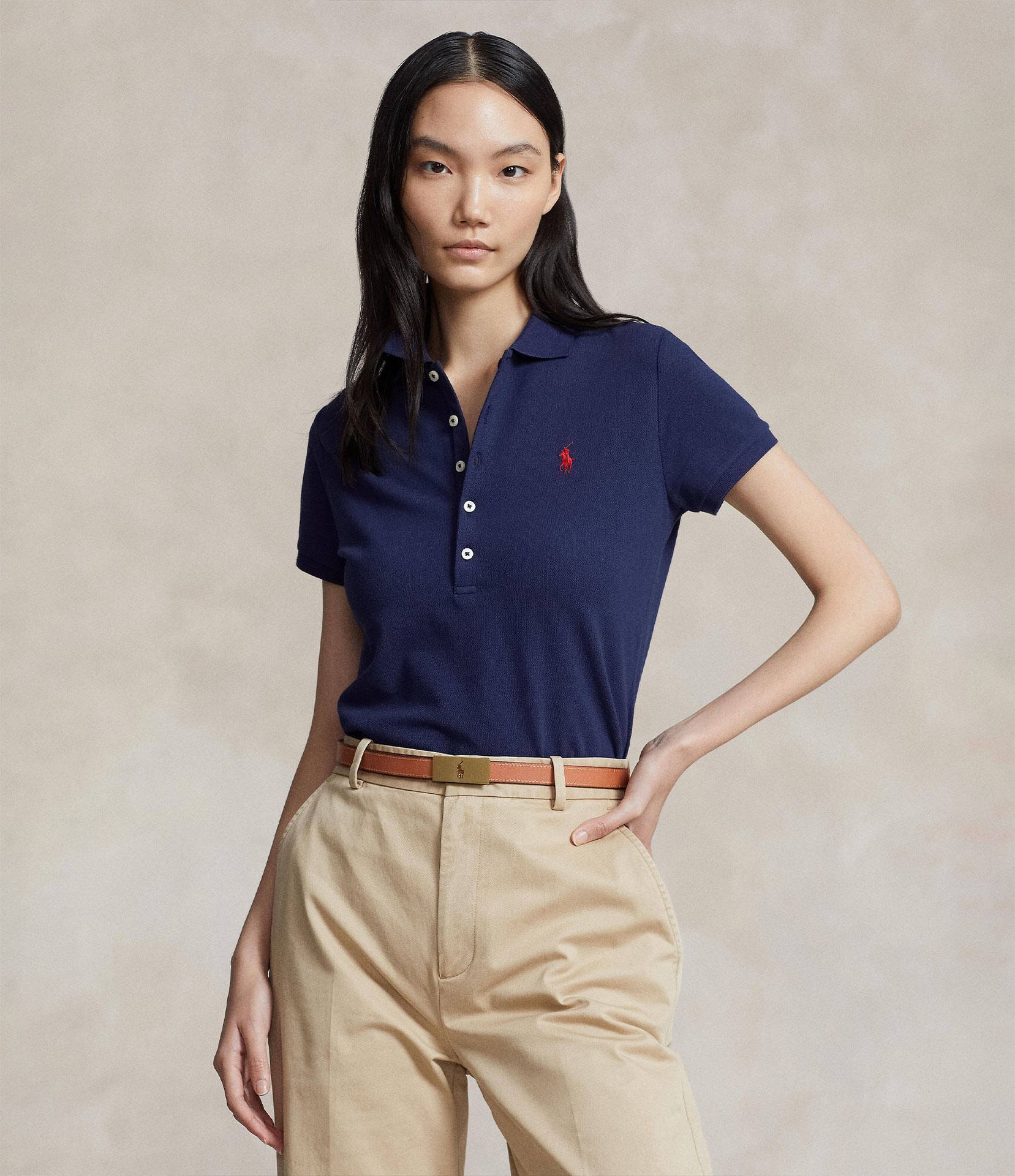 POLO RALPH LAUREN Polo Julie Slim Fit pique