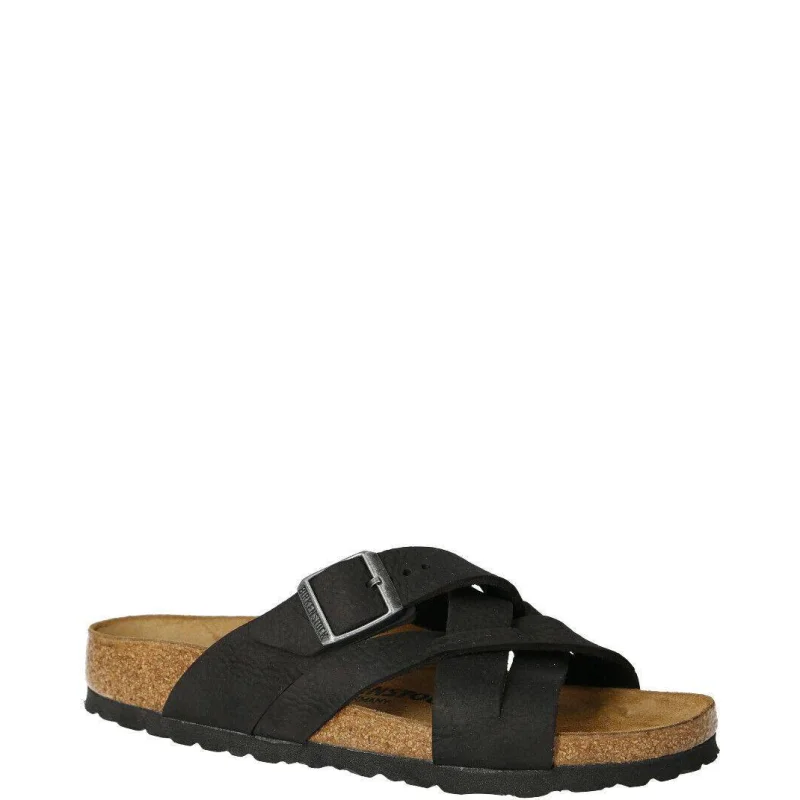 Birkenstock Skórzane klapki Lugano LEOI