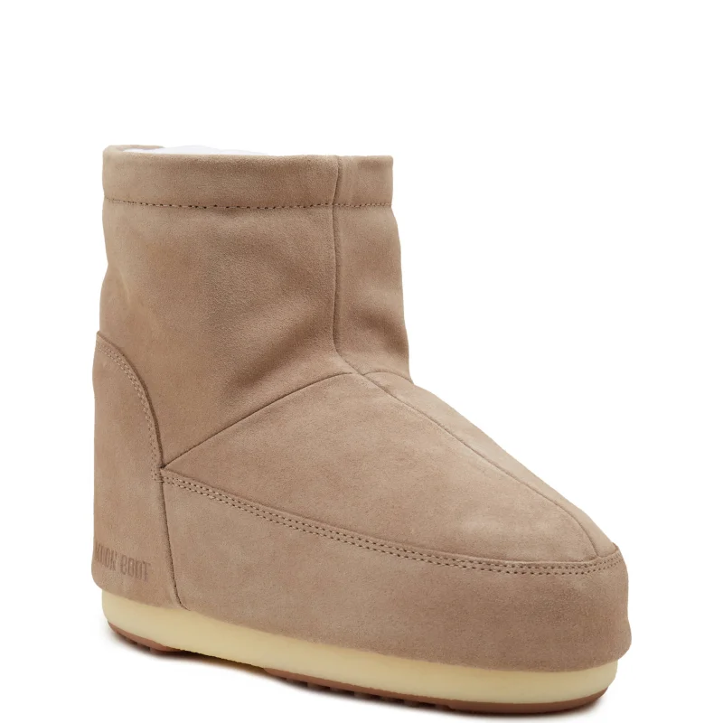 Moon Boot Skórzane śniegowce MB ICON LOW NOLACE SUEDE