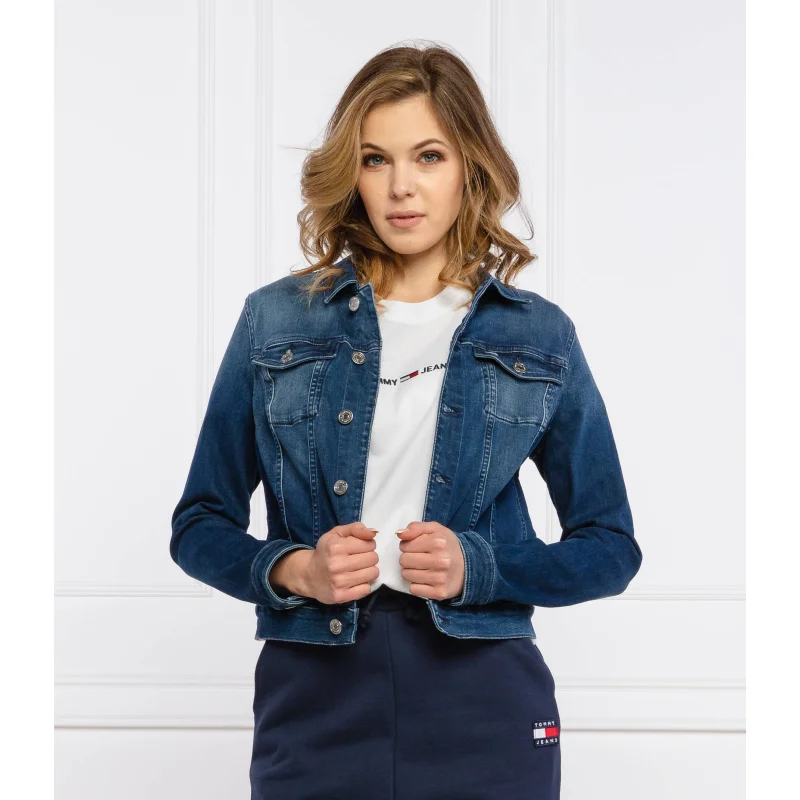 Tommy Jeans Kurtka jeansowa VIVIANNE | Slim Fit