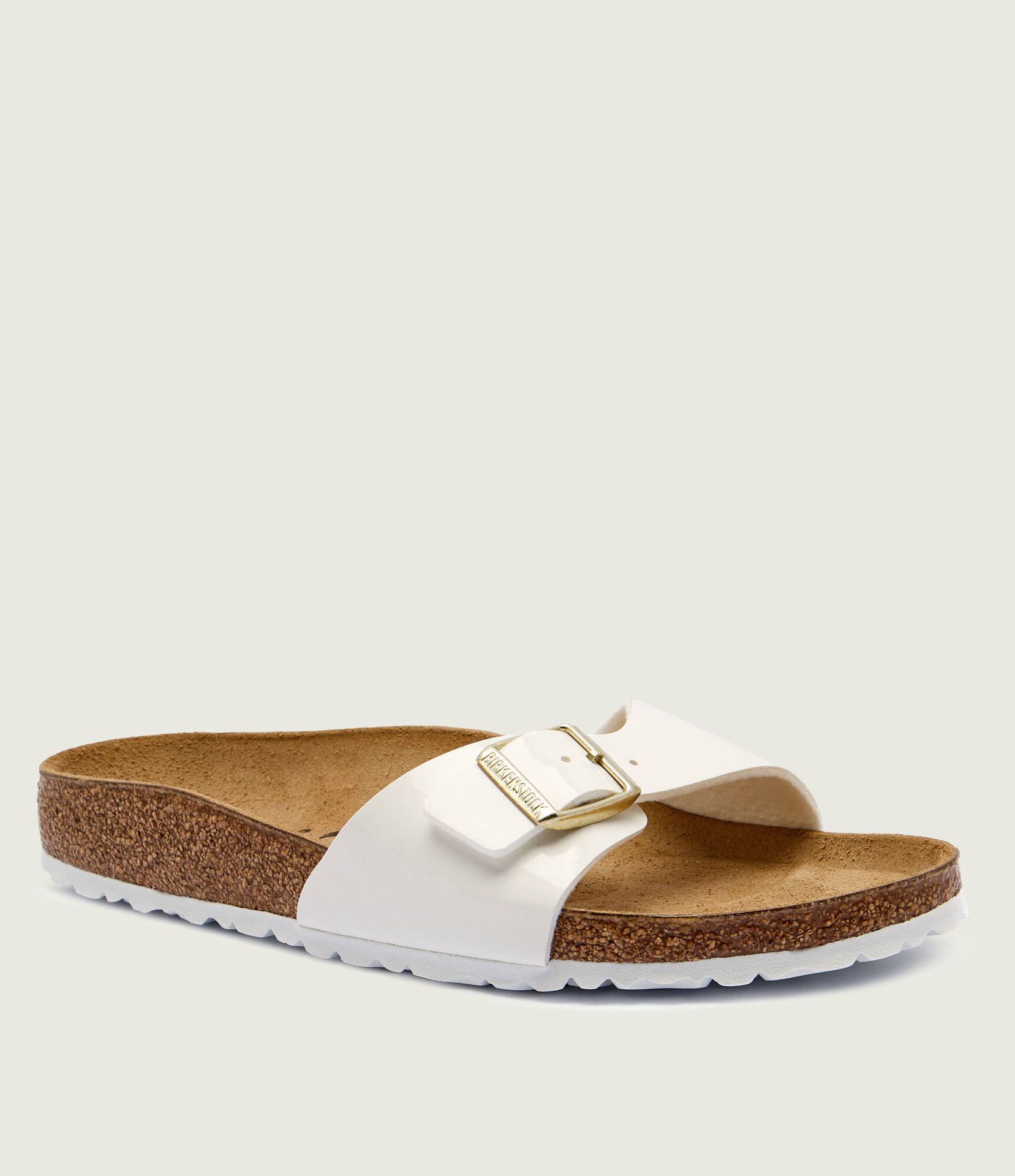 Birkenstock Klapki Madrid narrow fit z dodatkiem skóry