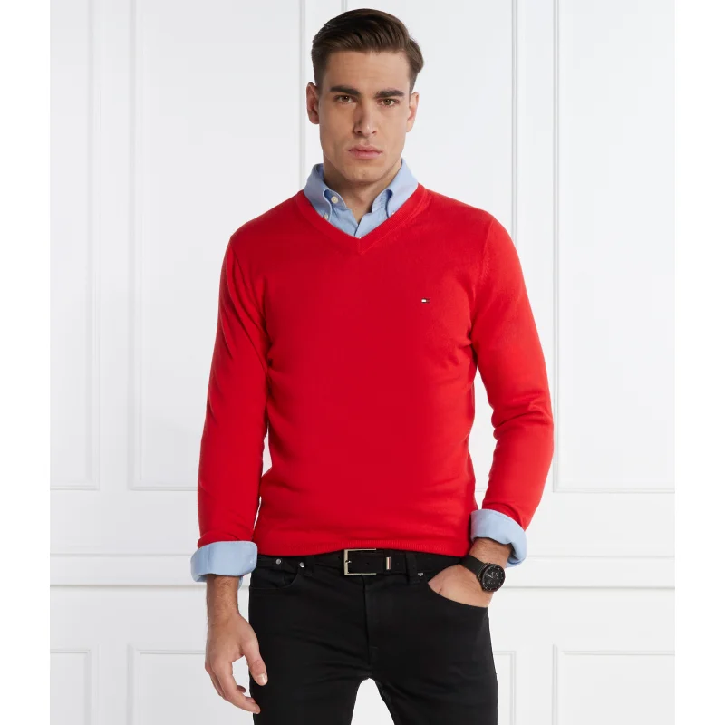 Tommy Hilfiger Sweter | Regular Fit | z dodatkiem kaszmiru