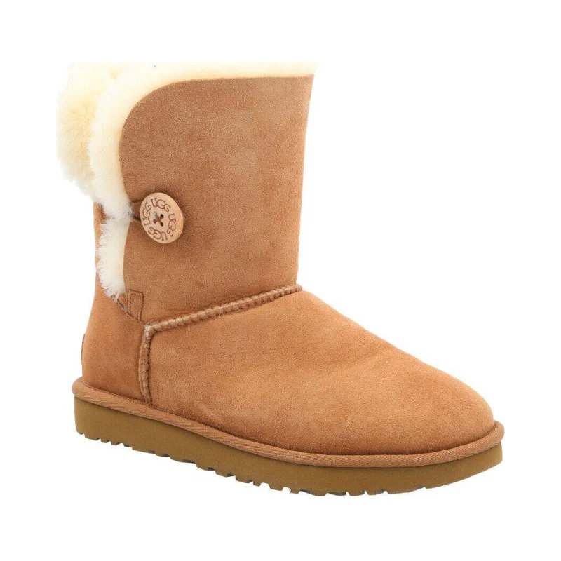 UGG Skórzane śniegowce W Bailey Button II