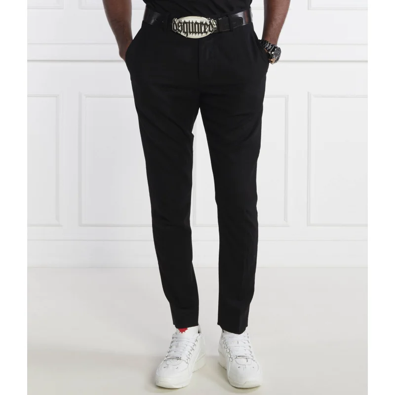 Dsquared2 Wełniane spodnie chino Flannel Sexy Chino Pant
