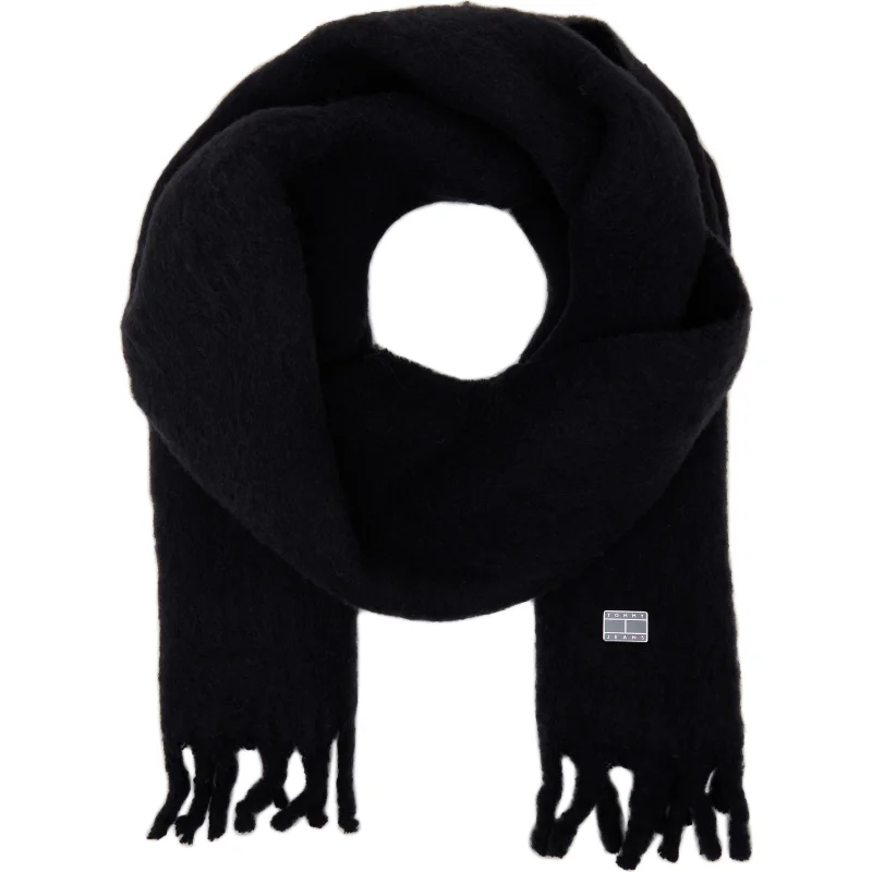 Tommy Jeans Wełniany szal TJW COSY KNIT SCARF