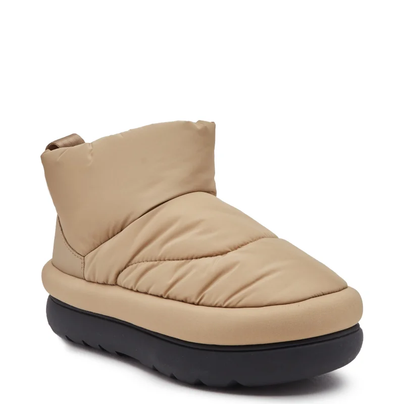 UGG Ocieplane Śniegowce W CLASSIC MAXI MINI | z dodatkiem skóry