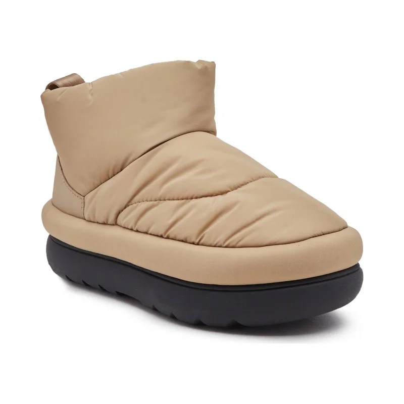 UGG Ocieplane Śniegowce W CLASSIC MAXI MINI | z dodatkiem skóry