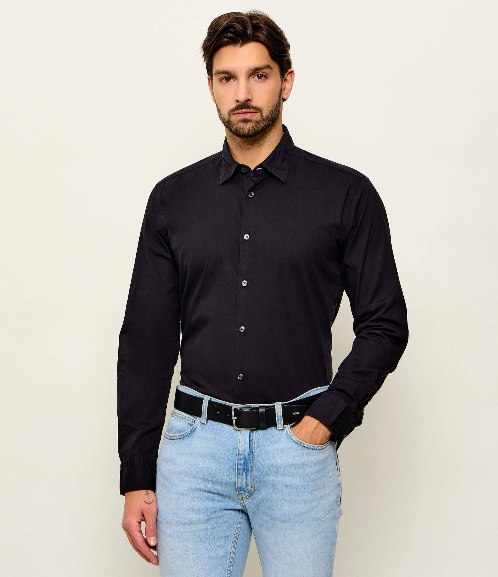 HUGO Koszula Ermo Slim Fit stretch