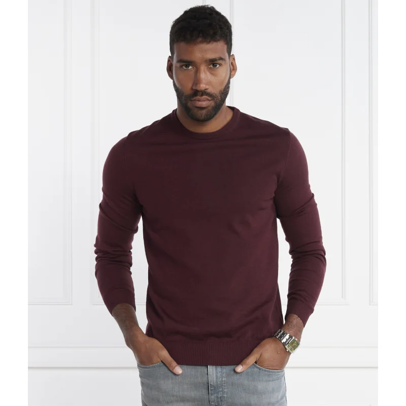 HUGO Wełniany sweter San Cedric-M1 | Regular Fit