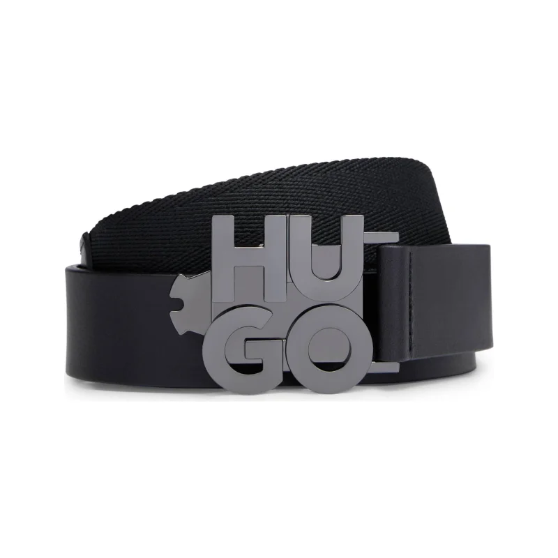 HUGO Skórzany pasek HU-GO_Os30_tap-le