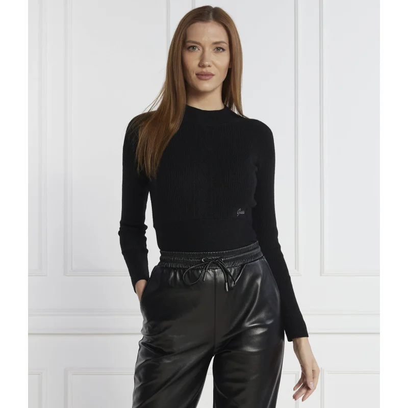 GUESS Sweter | Slim Fit | z dodatkiem wełny