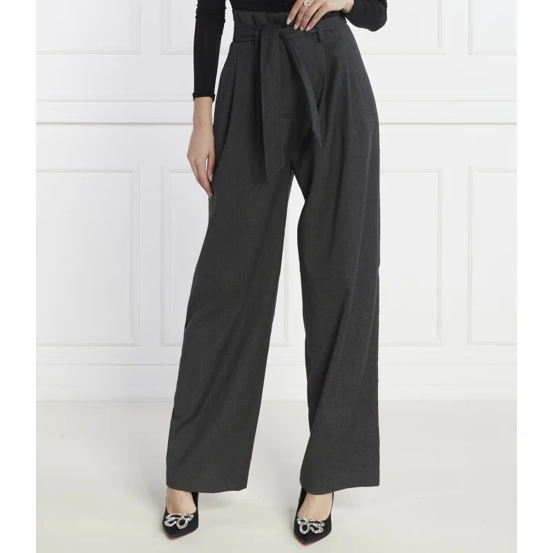 Pinko Wełniane spodnie | Loose fit