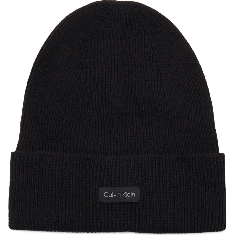 Calvin Klein Czapka ESSENTIAL | z dodatkiem wełny i kaszmiru