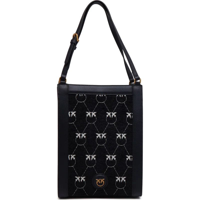 Pinko Skórzana torebka na ramię BOX MINI VERTICAL