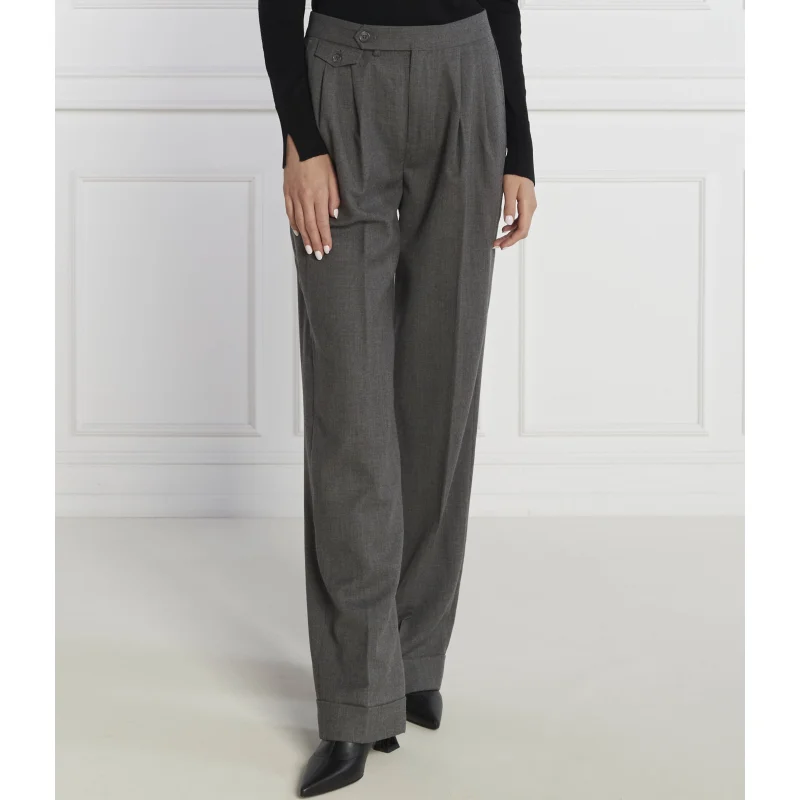 LAUREN RALPH LAUREN Wełniane spodnie TUMELO | Regular Fit