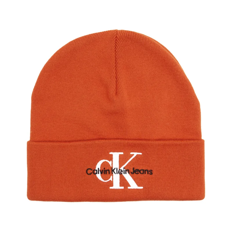 CALVIN KLEIN JEANS Czapka MONOLOGO EMBRO BEANIE