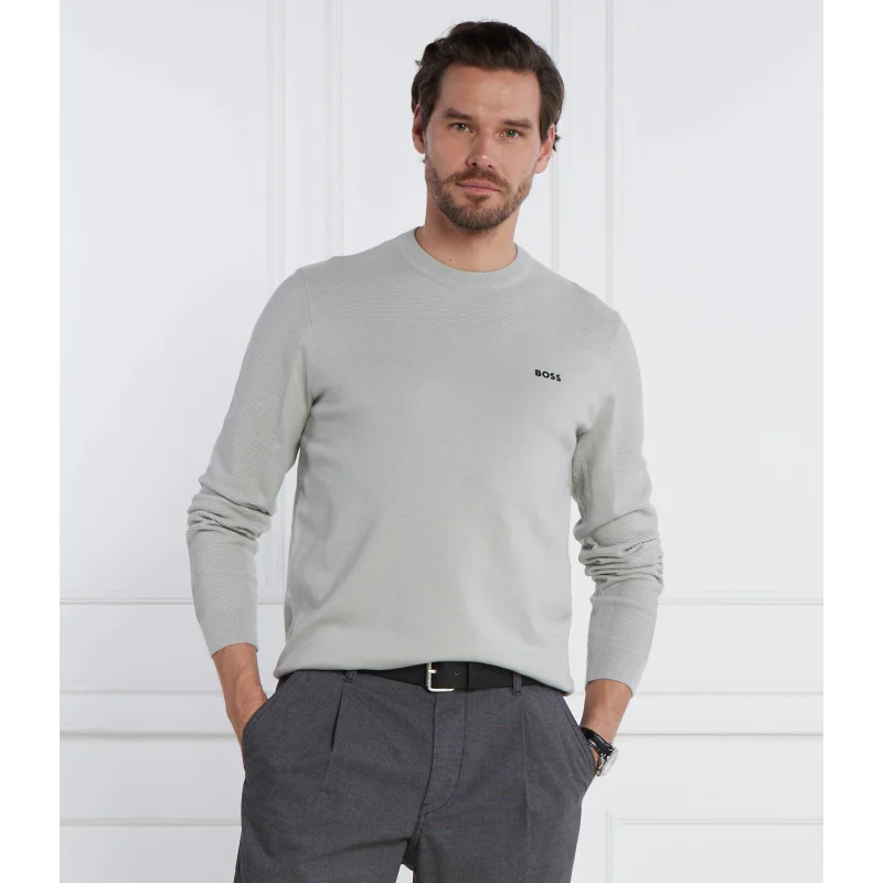 BOSS GREEN Sweter Momentum-X_CN | Regular Fit | z dodatkiem wełny