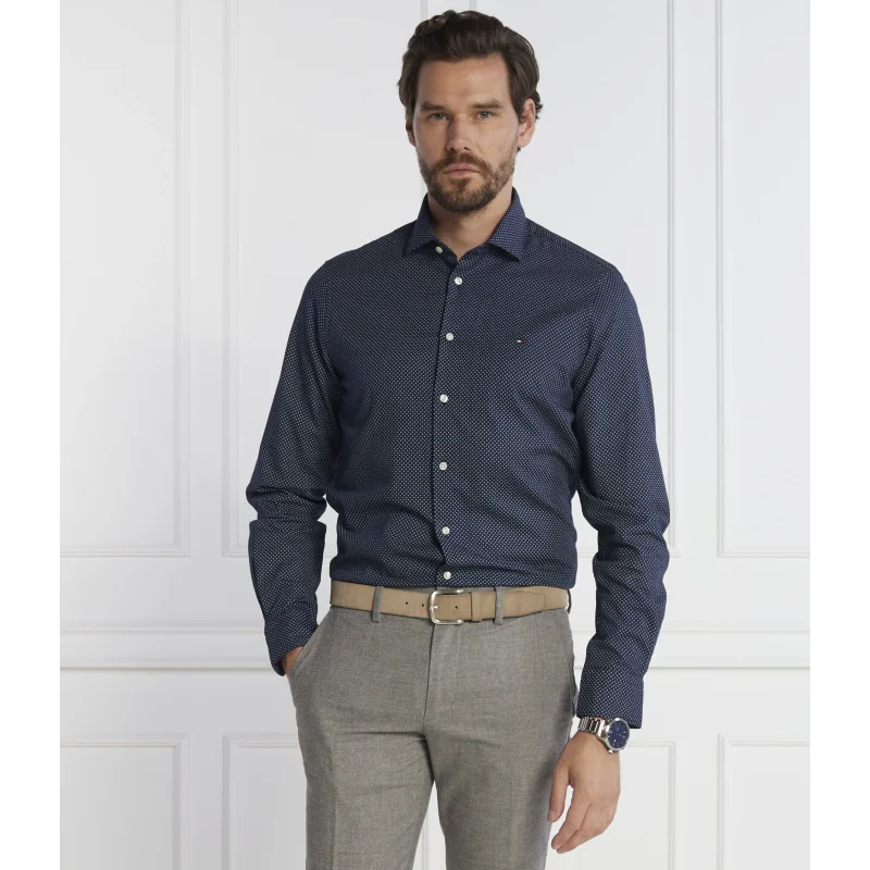 Tommy Hilfiger Koszula DOBBY PRINT | Slim Fit