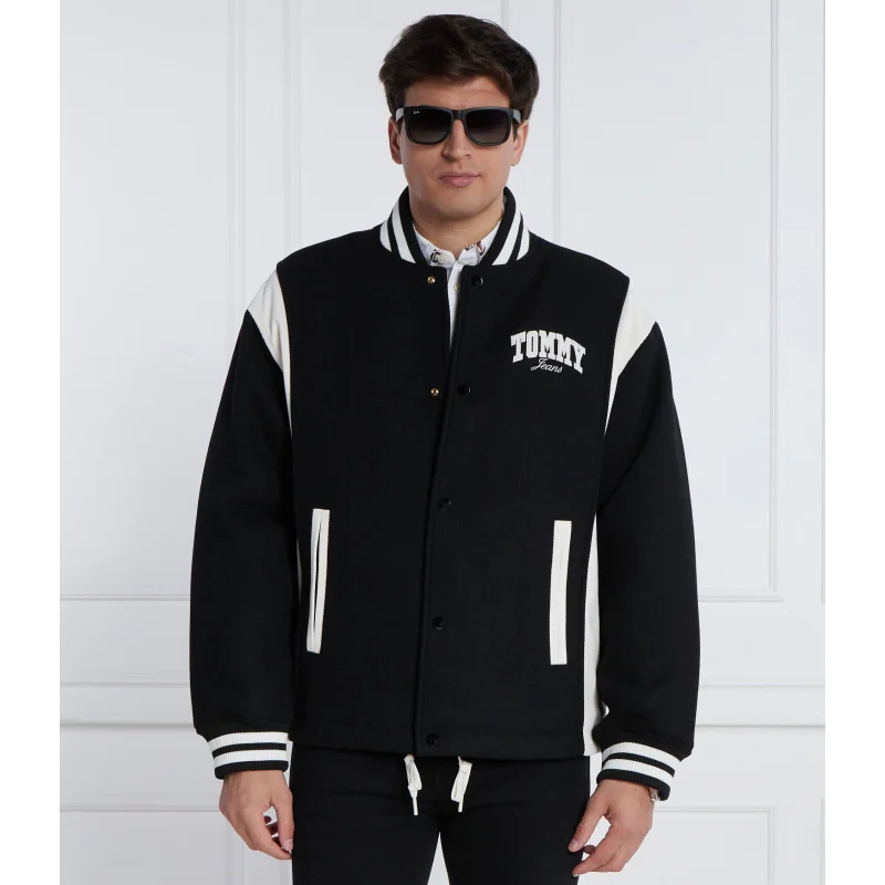 Tommy Jeans Kurtka bomber TJM LETTERMAN | Oversize fit