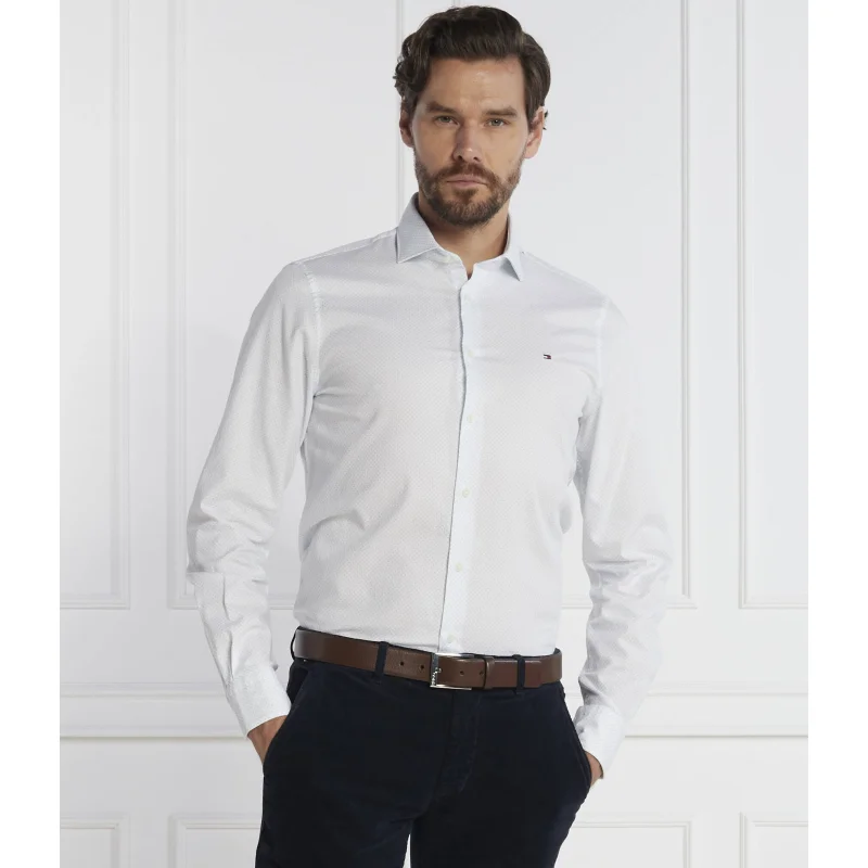 Tommy Hilfiger Koszula CL-W DOBBY PRINT SF | Slim Fit