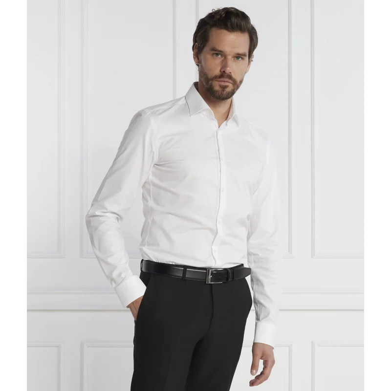 HUGO Koszula Kenno | Slim Fit | stretch