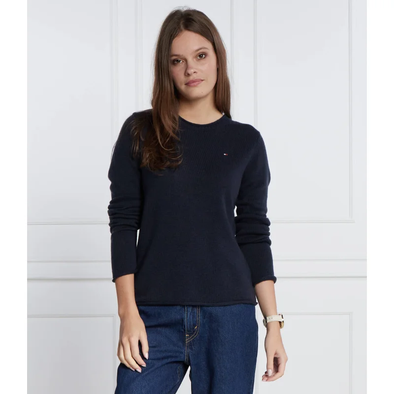 Tommy Hilfiger Wełniany sweter SOFT C-NK | Regular Fit