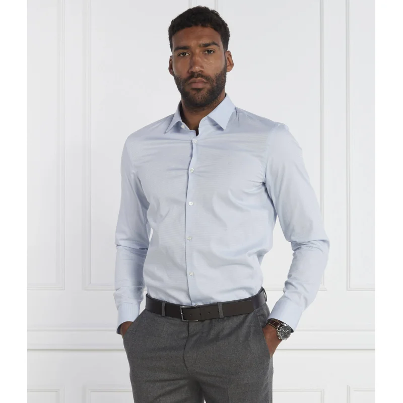 HUGO Koszula Kenno | Slim Fit | stretch