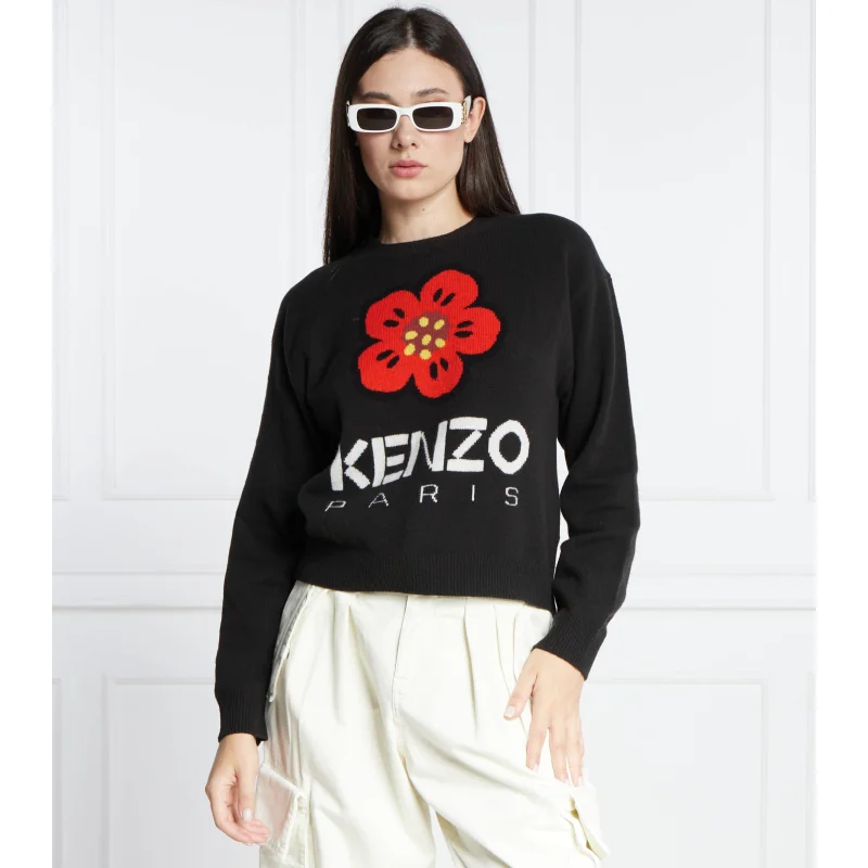 Kenzo Wełniany sweter | Relaxed fit