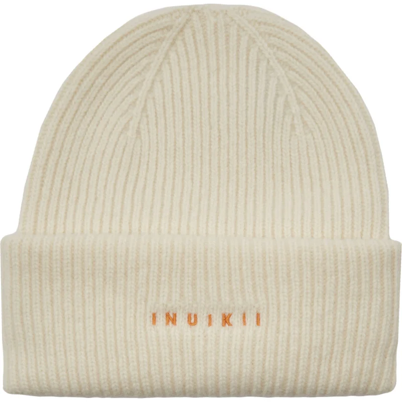 INUIKII Wełniana czapka RIBBED BEANIE | z dodatkiem kaszmiru