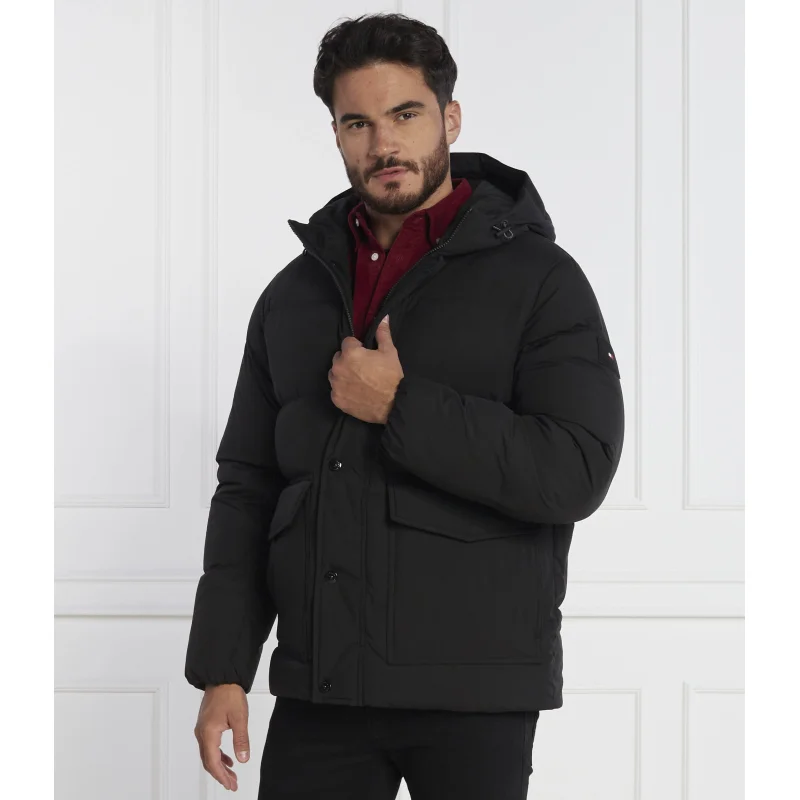 Tommy Hilfiger Puchowa kurtka CL HILFIGER DOWN HOODED JACKET | Regular Fit