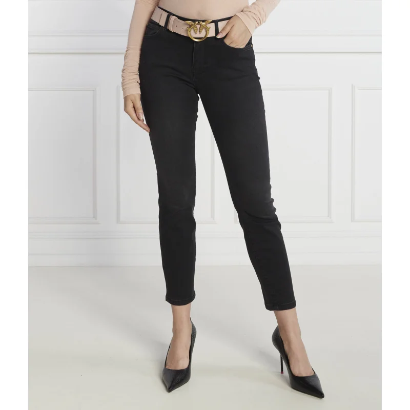 Pinko Jeansy SABRINA SKINNY DENIM BLK BLK S | Skinny fit