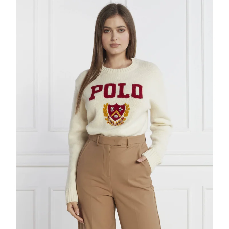 POLO RALPH LAUREN Wełniany sweter | Regular Fit