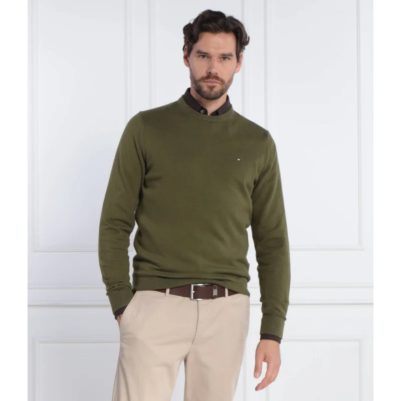 Tommy Hilfiger Sweter | Regular Fit | z dodatkiem kaszmiru