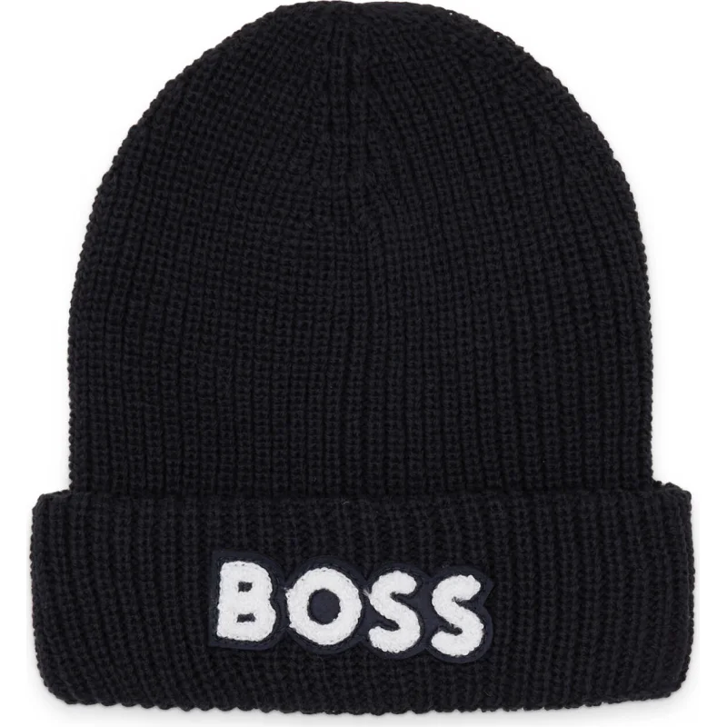 BOSS Kidswear Czapka | z dodatkiem wełny