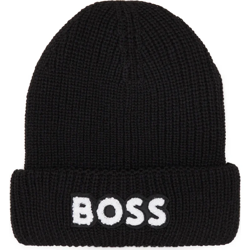 BOSS Kidswear Czapka | z dodatkiem wełny