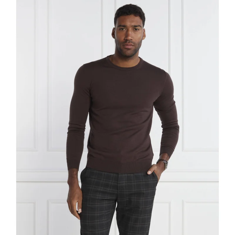 HUGO Wełniany sweter San Cedric-M1 | Regular Fit