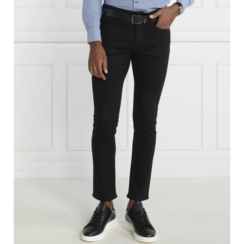 BOSS Jeansy Delaware | Slim Fit | z dodatkiem kaszmiru