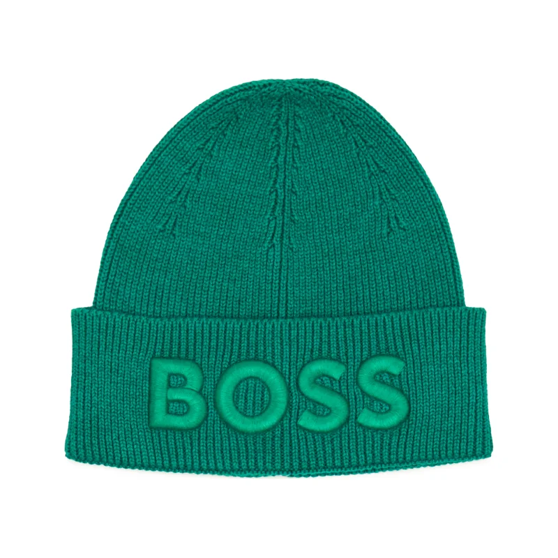 BOSS ORANGE Czapka Afox | z dodatkiem wełny