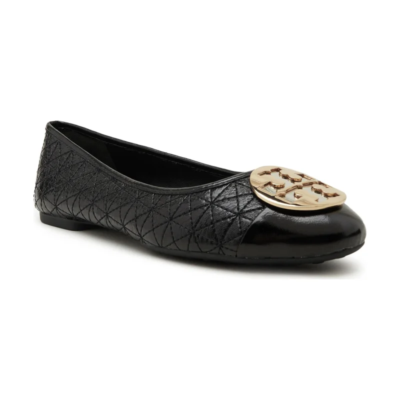 TORY BURCH Skórzane baleriny CLAIRE QUILTED